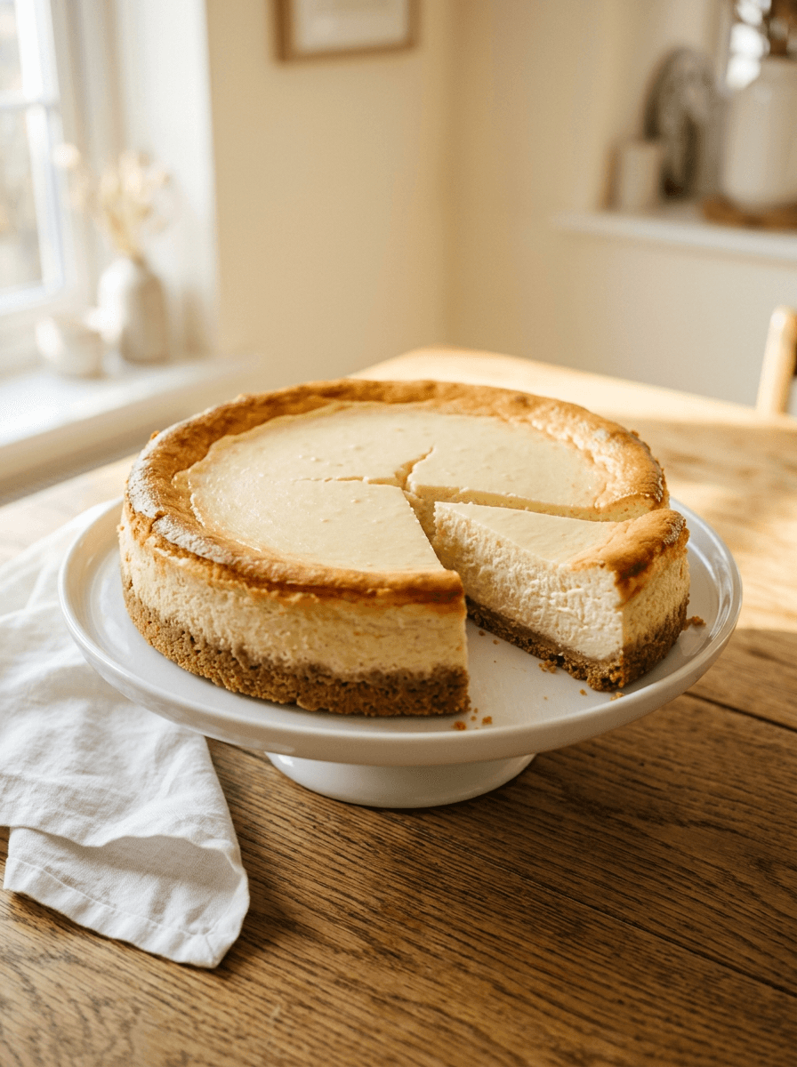 Baked New York Cheesecake